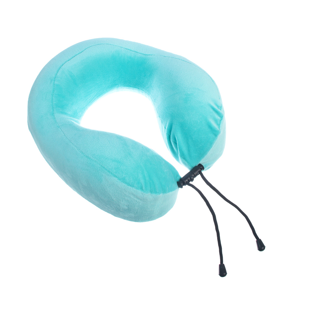 Подушка дорожная тм ЕРМАК, микс цветов, велюр, арт.№ 732-201