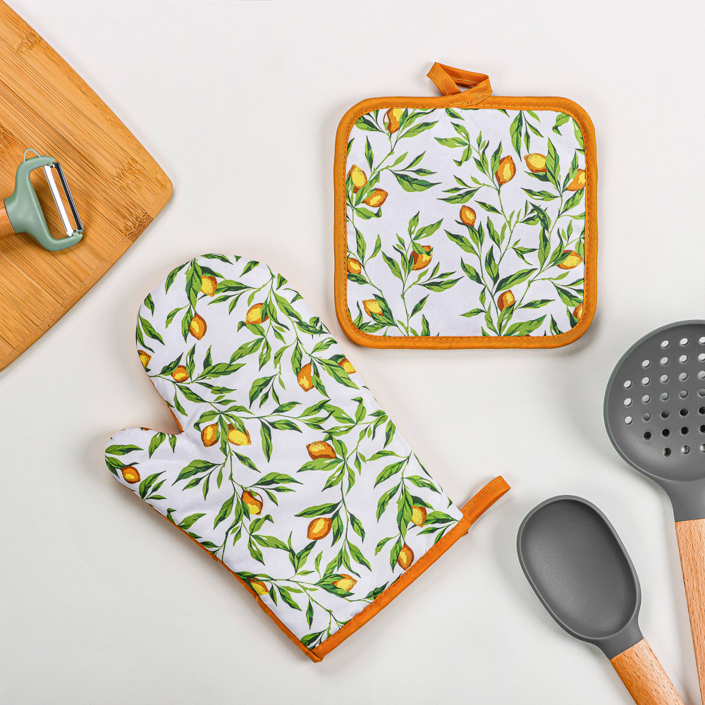 PROVANCE Лимонный курд Прихватка-варежка, полиэстер, 27см, арт.№ 493-121