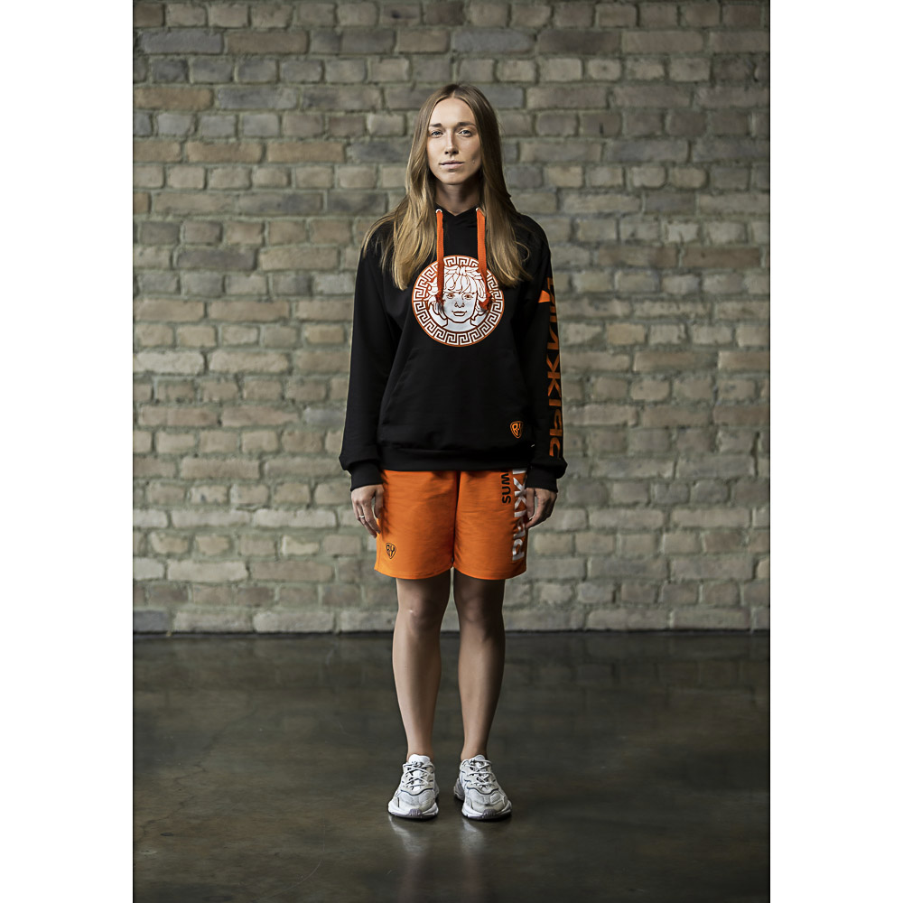 BY Толстовка женская LOGO, хлопок, р-р XS-XL, 3 дизайна, арт.№ 838-074