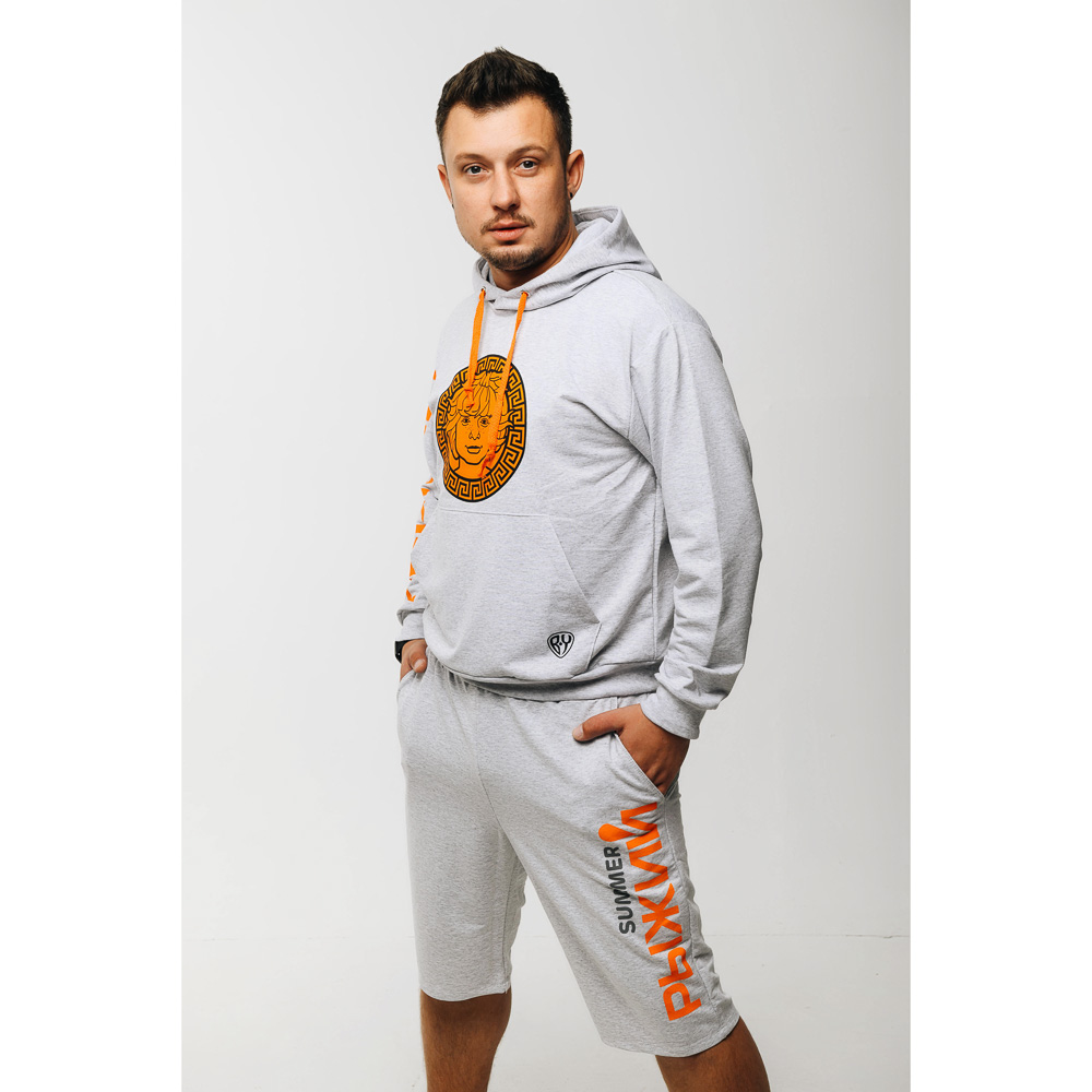 BY Толстовка мужская LOGO, хлопок, р-р S-2XL, 3 цвета, арт.№ 838-068