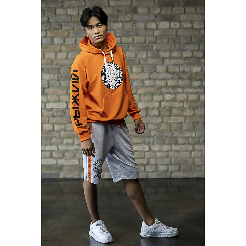 BY Толстовка мужская LOGO, хлопок, р-р S-2XL, 3 цвета, арт.№ 838-068