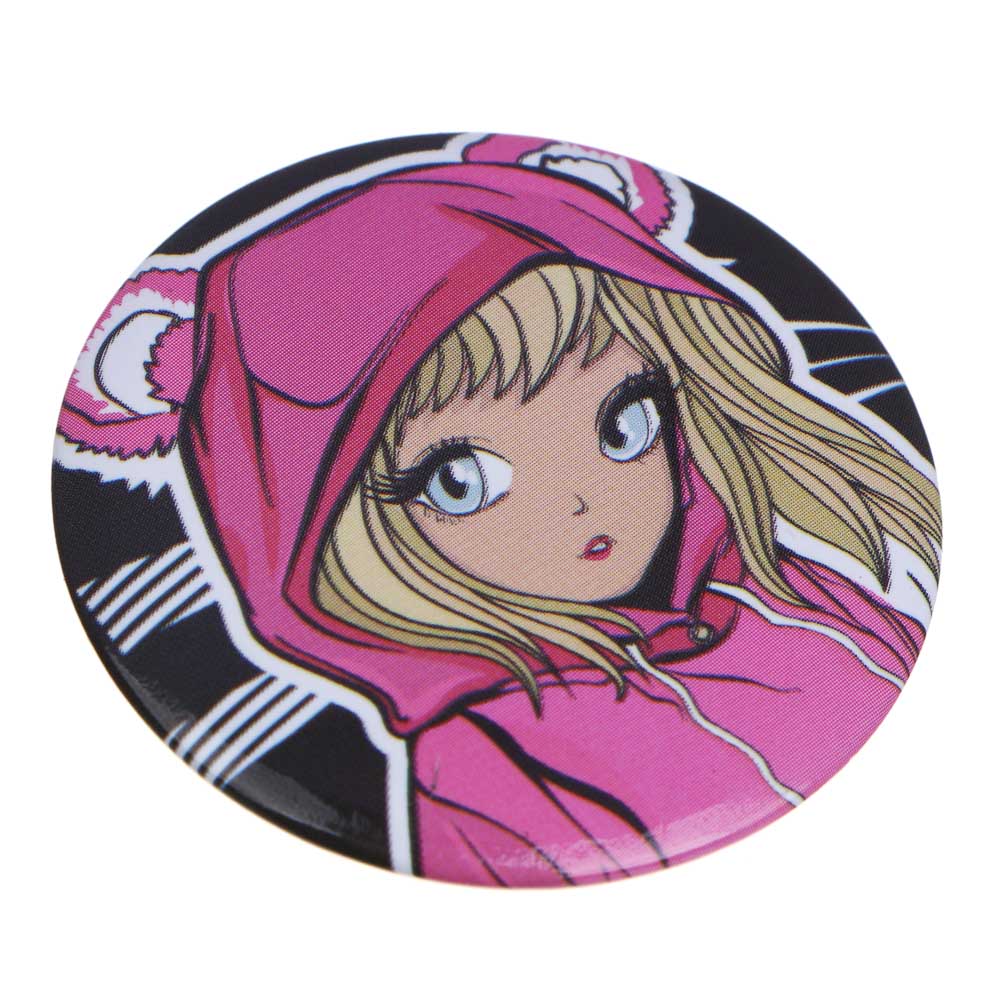 Набор значков, 6 штук, "Статусы/Аниме", D=3,5см, металл, арт.№ 524-289