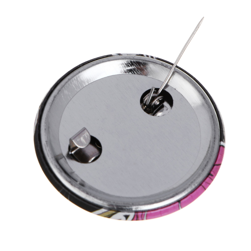 Набор значков, 6 штук, "Статусы/Аниме", D=3,5см, металл, арт.№ 524-289