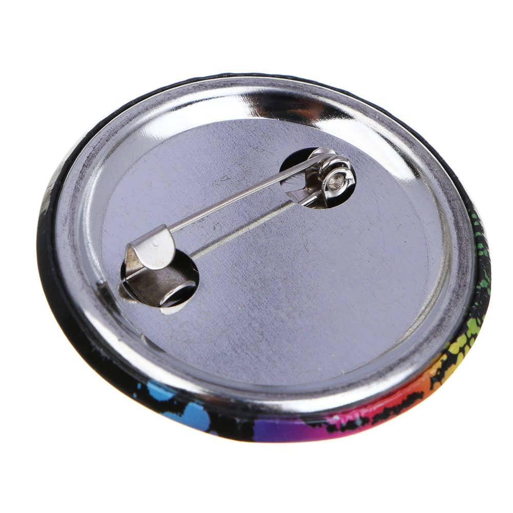 Набор значков, 6 штук, "Самурай/Смайл", D=3,5 см, металл, арт.№ 524-291