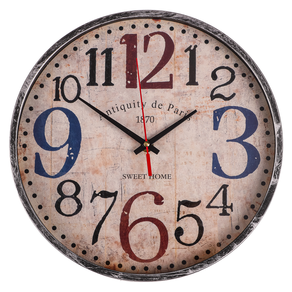 LADECOR CHRONO Часы настенные, круглые, 28 см, арт.09-54, арт.№ 581-095