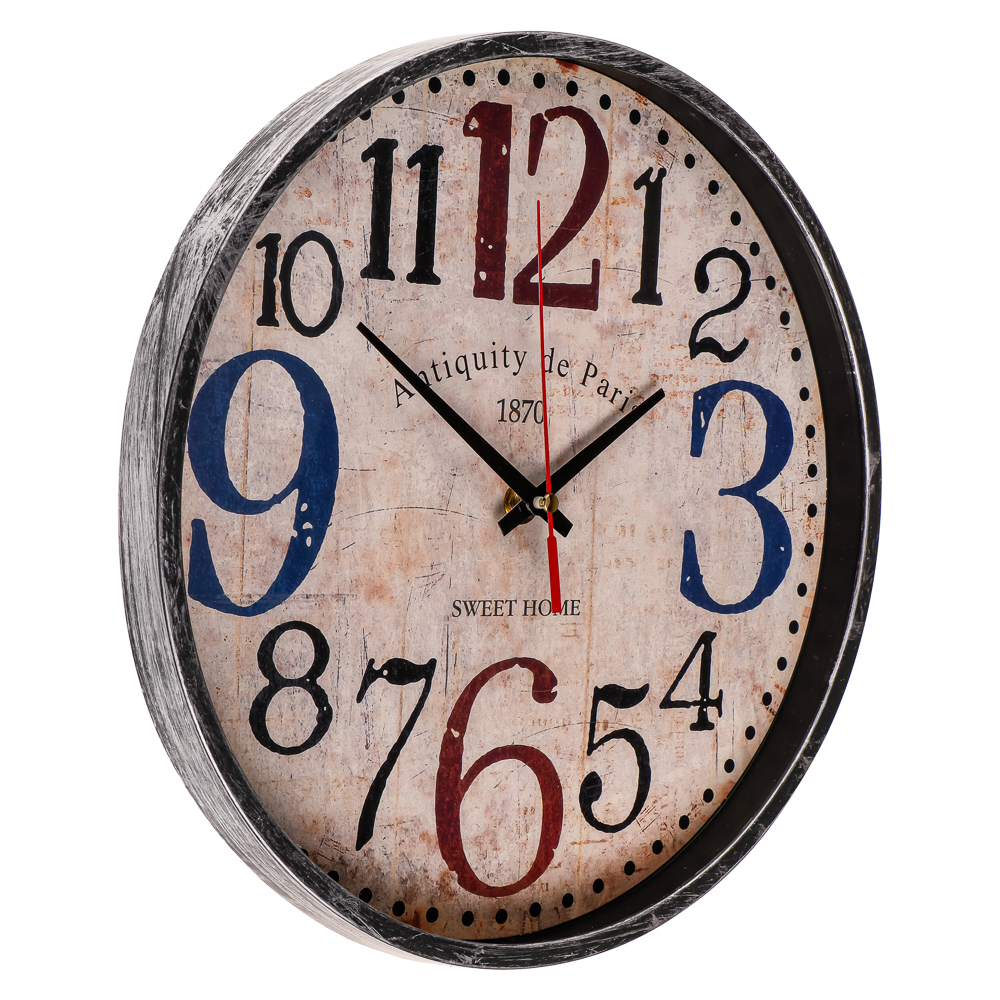 LADECOR CHRONO Часы настенные, круглые, 28 см, арт.09-54, арт.№ 581-095