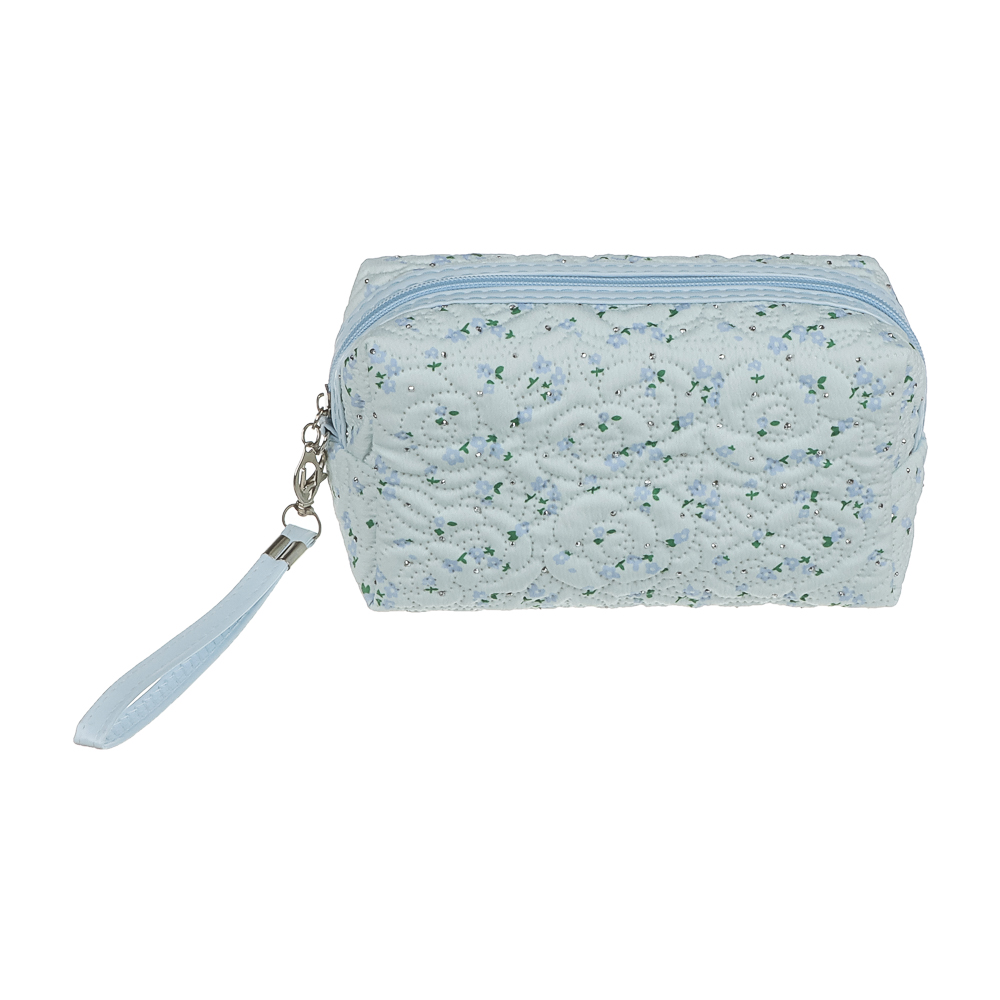 Косметичка прямоугольная тм ЮL Мильфлёр, 100% полиэстер, 18x10x7,5 см,  3 цвета, арт.№ 327-345