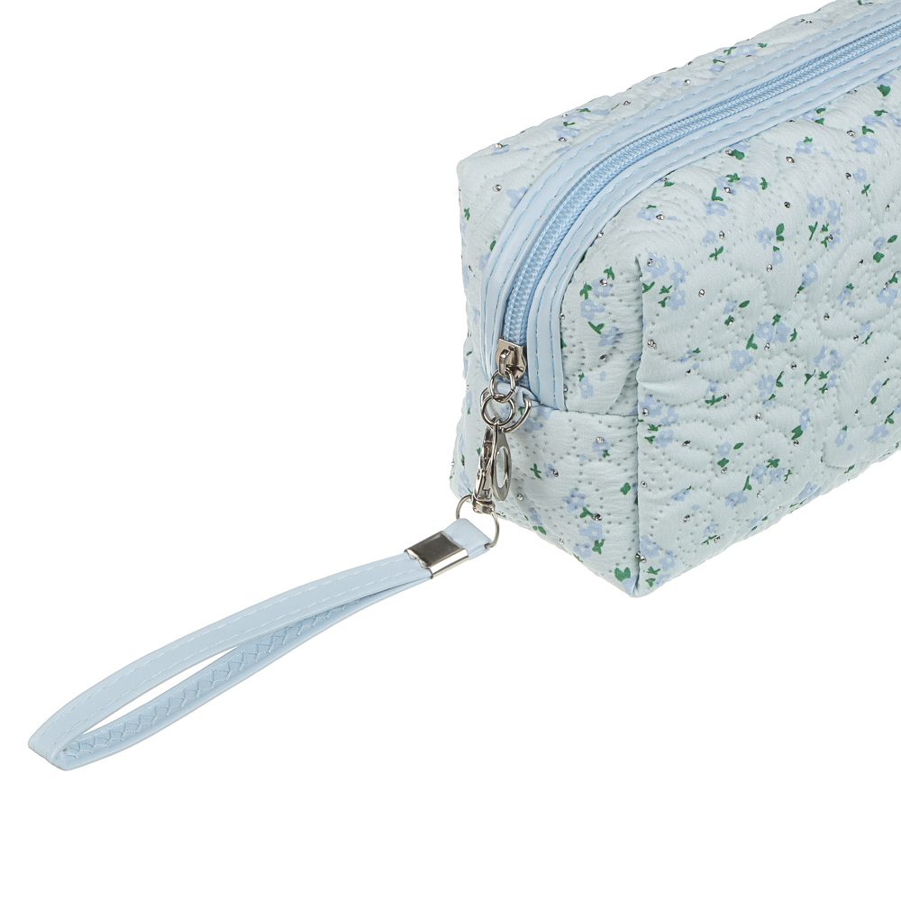 Косметичка прямоугольная тм ЮL Мильфлёр, 100% полиэстер, 18x10x7,5 см,  3 цвета, арт.№ 327-345