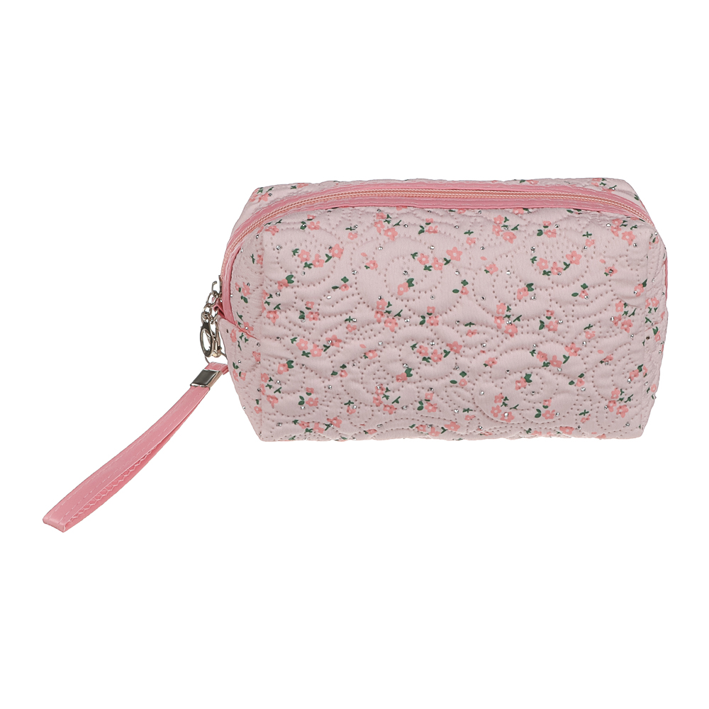 Косметичка прямоугольная тм ЮL Мильфлёр, 100% полиэстер, 18x10x7,5 см,  3 цвета, арт.№ 327-345