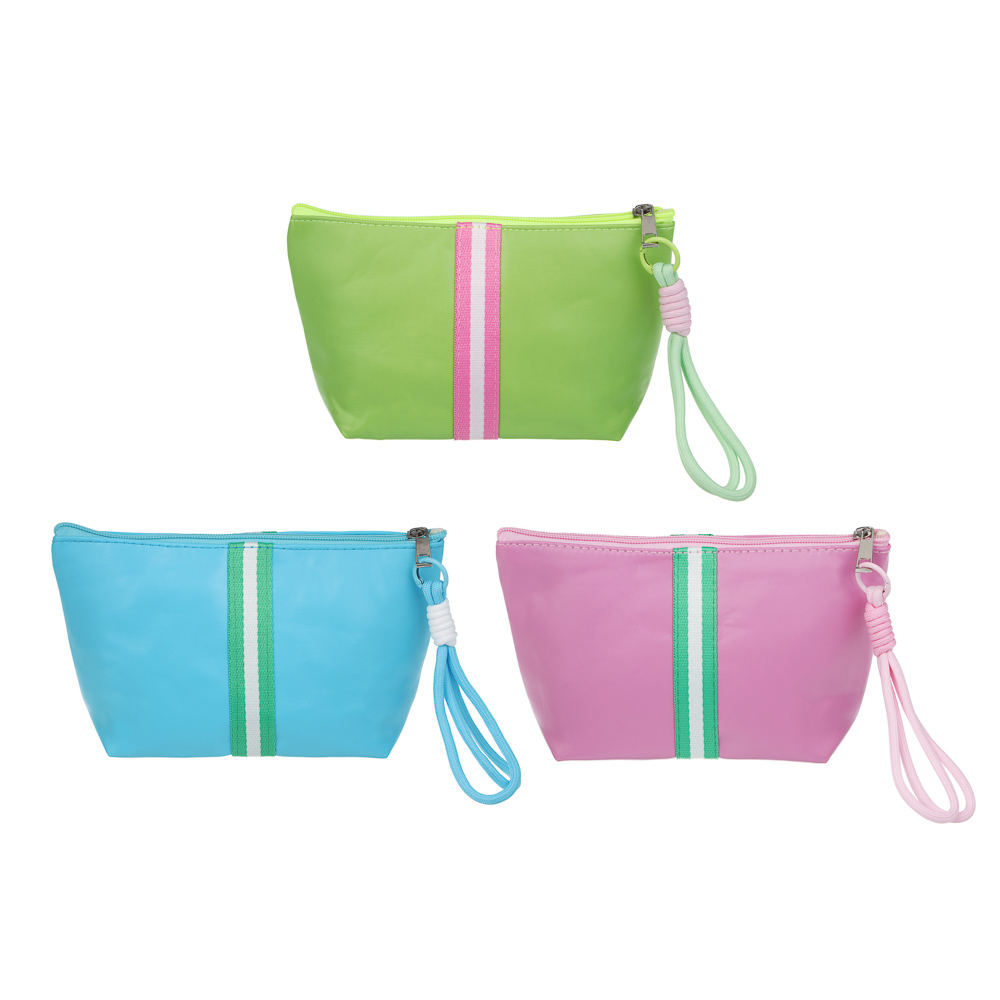 Косметичка трапеция тм ЮL Flash 22,5x13x7 см,ПУ, 3 цвета, арт.№ 327-348