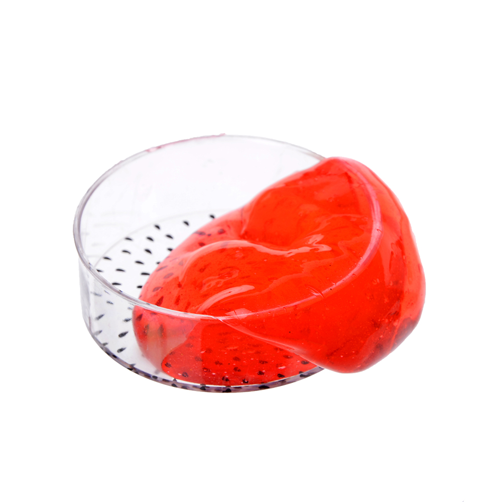 LASTIKS Игрушка-лизун в баночке твердый "Фрукты/Мордашки", полимер, 5,5х5,5х1,2см, 8-12 дизайнов, арт.№ 295-061