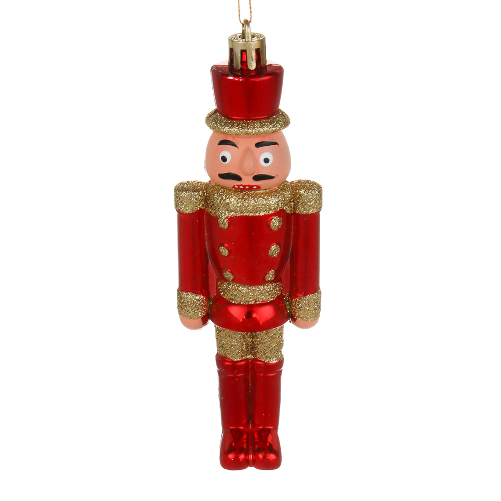 СНОУ БУМ Набор декоративных украшений "Щелкунчик" 2шт, 4x2,5x13см, пластик, арт.№ 374-575