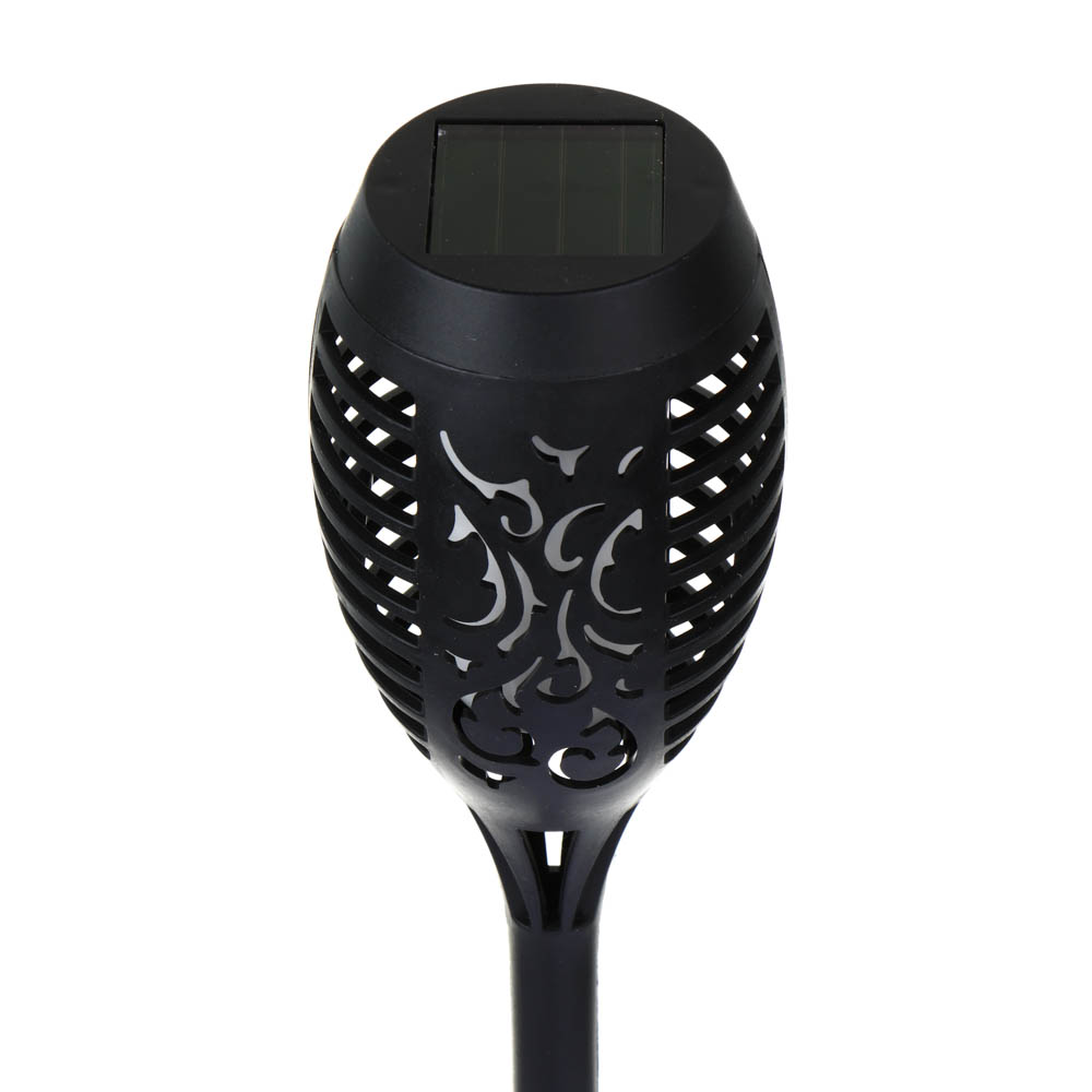 INBLOOM Фонарь садовый на солн.батарее, 50х7см, 12LED, пламя, 1x1.2V 2/3ААА 200mAh Ni-MH, PP, PS, арт.№ 475-320