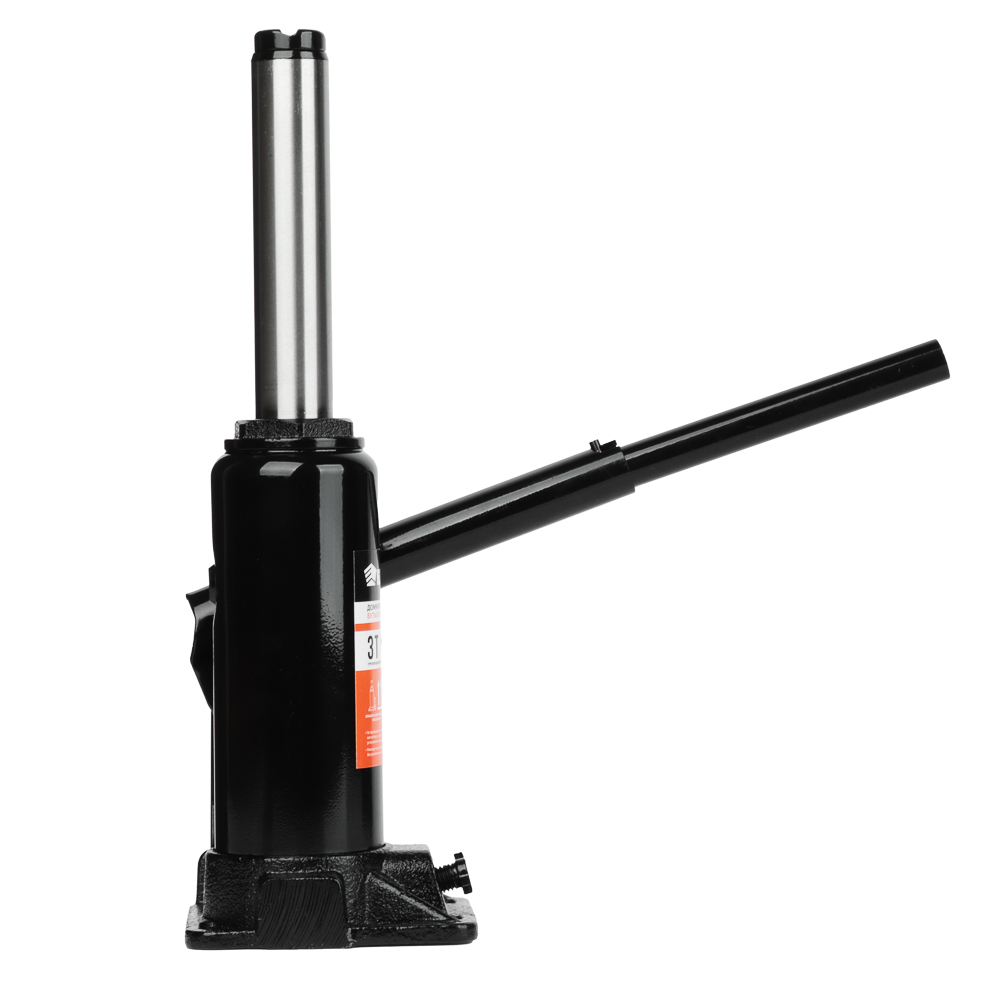 ЕРМАК Домкрат гидравлический бутылочный 3 т, в кейсе, высота подъема 195-380мм, арт.№ 770-078