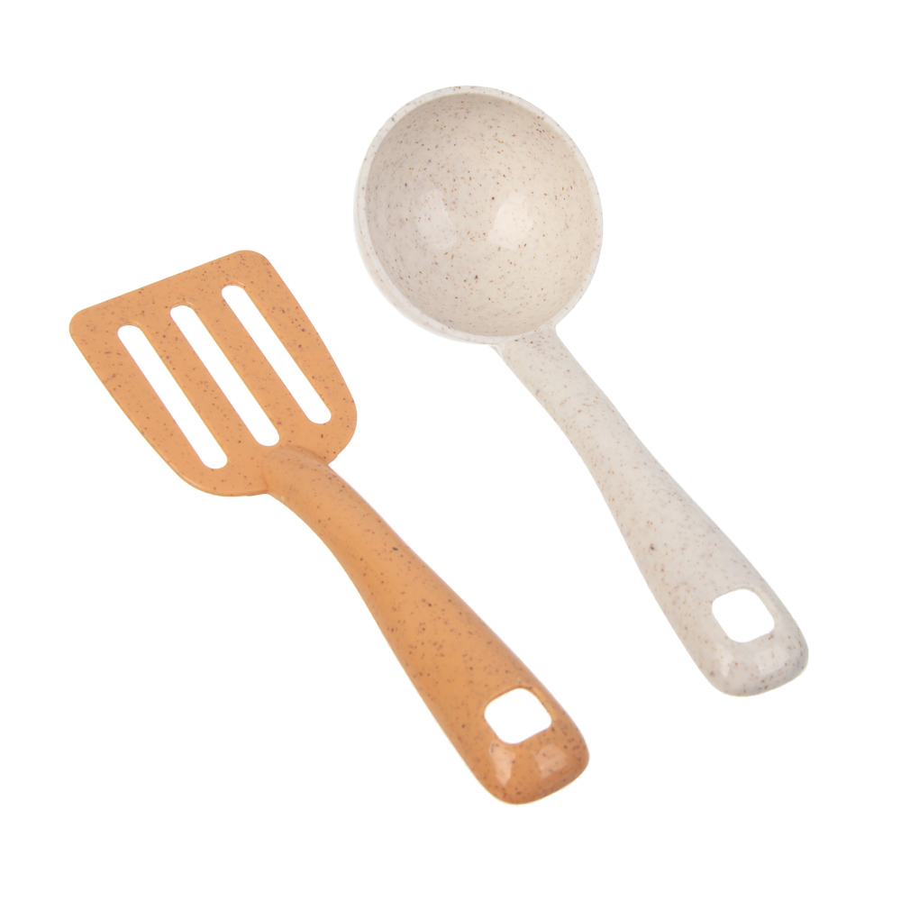 ИГРОЛЕНД Игровой набор посуды "Экопластик", 18 предметов, пластик, 34,5х11х24 см, арт.№ 294-239