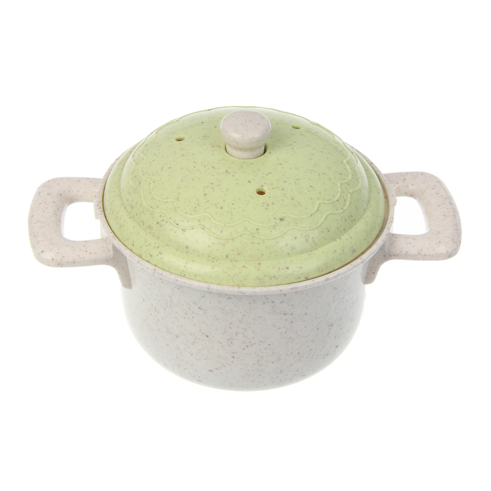 ИГРОЛЕНД Игровой набор посуды "Экопластик", 14 предметов, пластик, 37х7х39,5 см, арт.№ 294-228