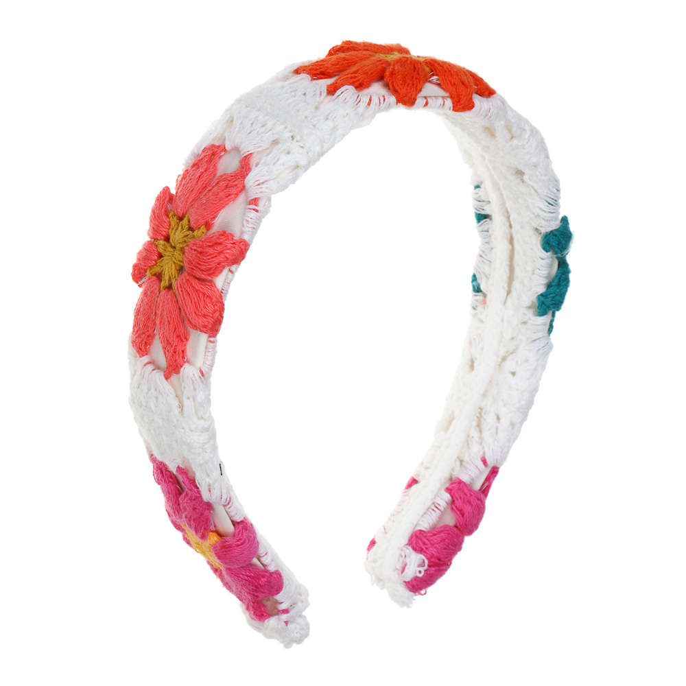 ЮНИLOOK Ободок для волос, 3,5см, полиэстер, пластик, 3 дизайна, арт.№ 323-282