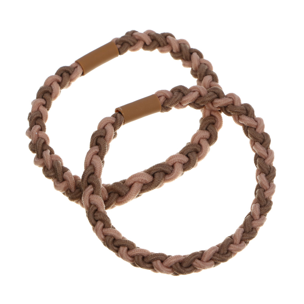 ЮНИLOOK Резинки для волос 2шт, полиэстер, 5см, 3 цвета, #1, арт.№ 322-287