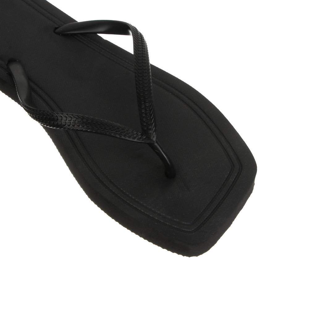 Сланцы пляжные, размер 40-41, ЭВА, черные, #1, арт.№ 299-321