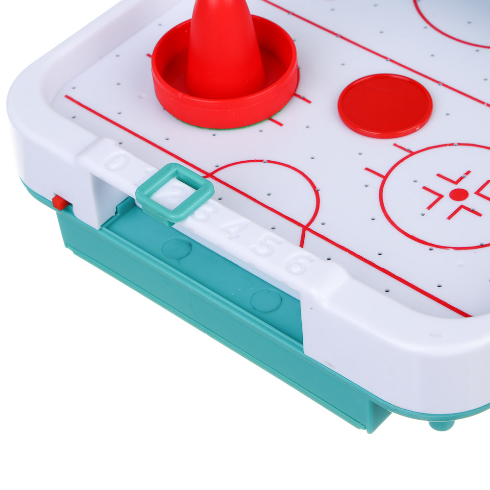 ИГРОЛЕНД Настольный аэрохоккей, РР, РЕ, 33,3х8,2х16,7см, арт.№ 896-074