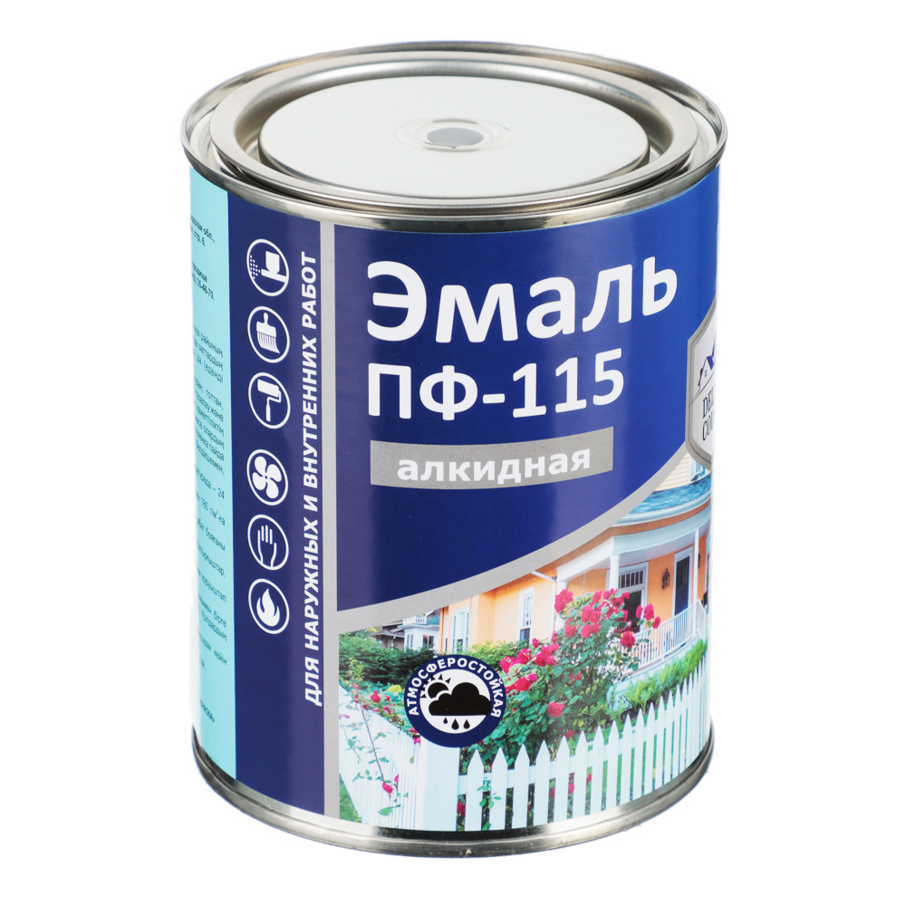DELTA COLOR Эмаль ПФ-115 Серая, арт.№ 630-037