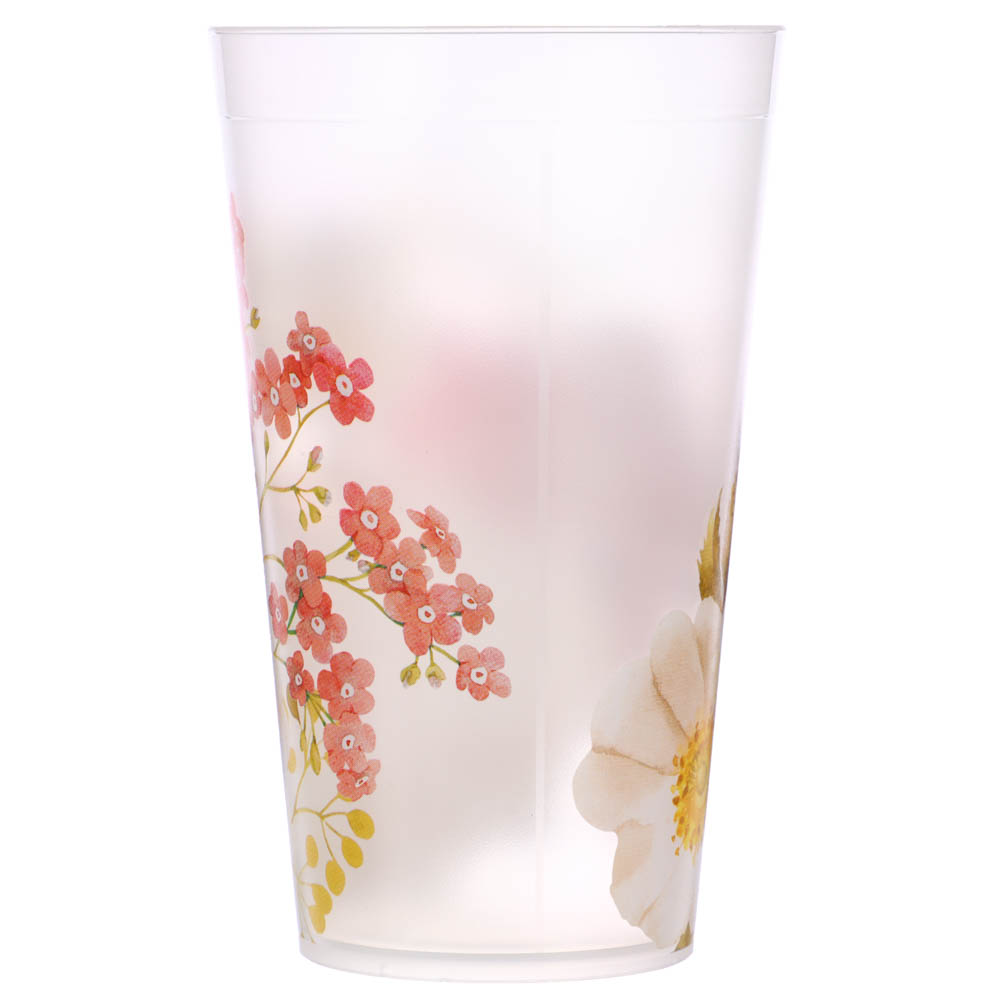 Стакан 0,4л, Цветы, пластик, арт.№ 861-425