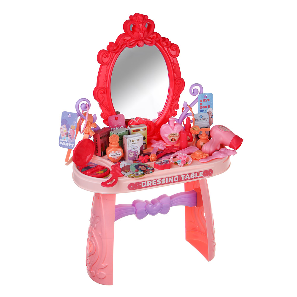 ИГРОЛЕНД Набор игровой "Профессии мини" стилист, PP, ABS, 28х7х45 см, 46 предм., арт.№ 294-221