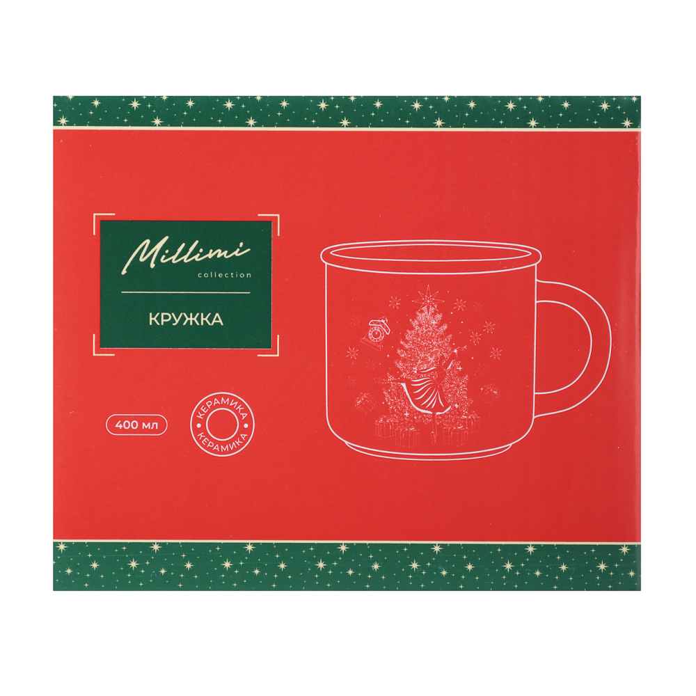 MILLIMI Мари Кружка 400мл, керамика, арт.№ 820-727