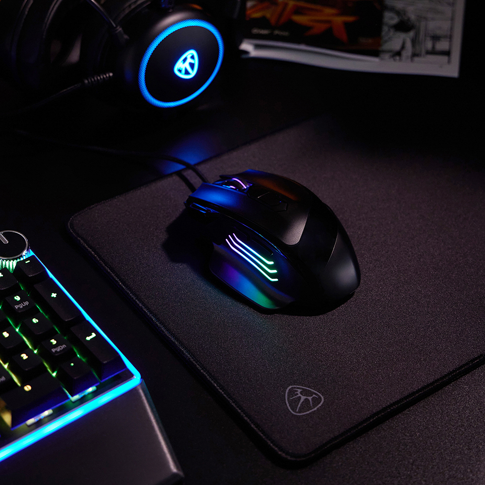 BY Игровая мышь проводная Revolver 12800dpi,7D,A825,RGB,220см, арт.№ 405-055