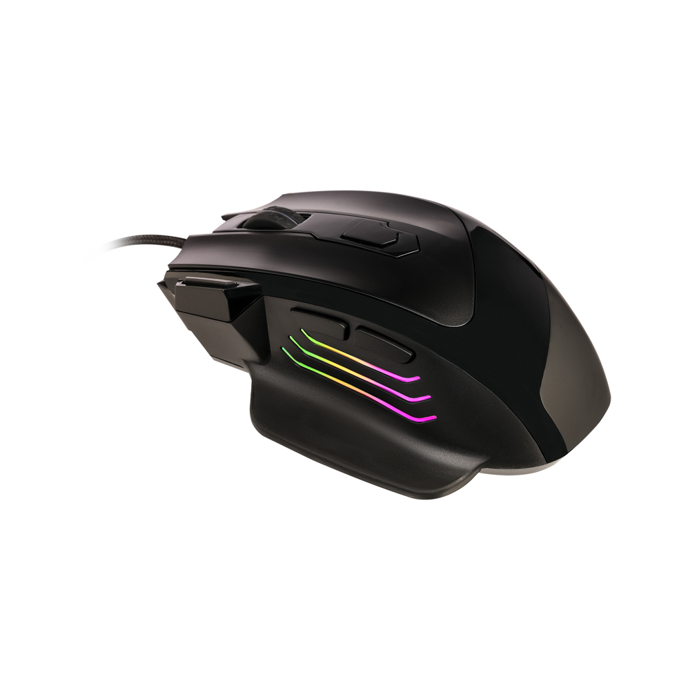 BY Игровая мышь проводная Revolver 12800dpi,7D,A825,RGB,220см, арт.№ 405-055