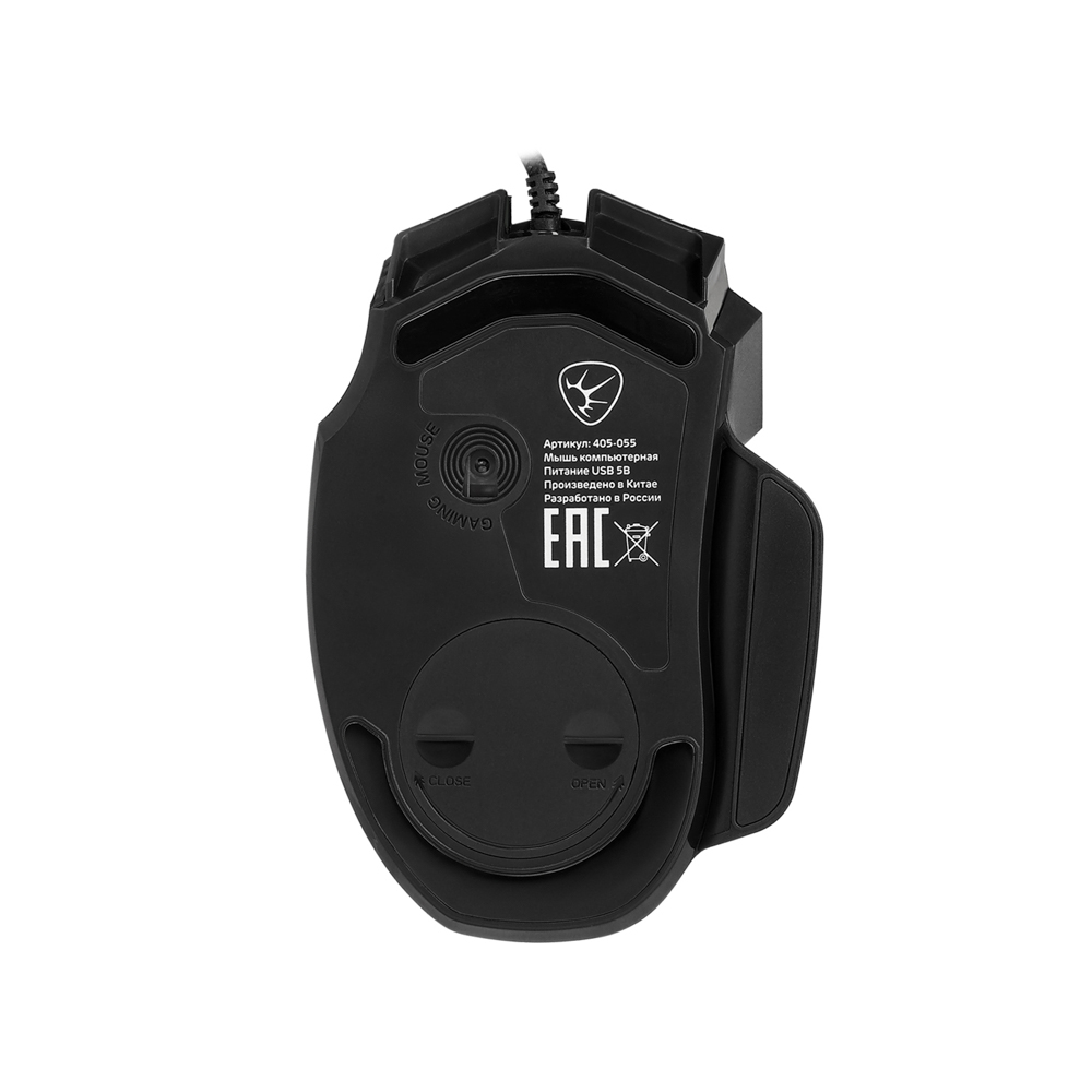 BY Игровая мышь проводная Revolver 12800dpi,7D,A825,RGB,220см, арт.№ 405-055