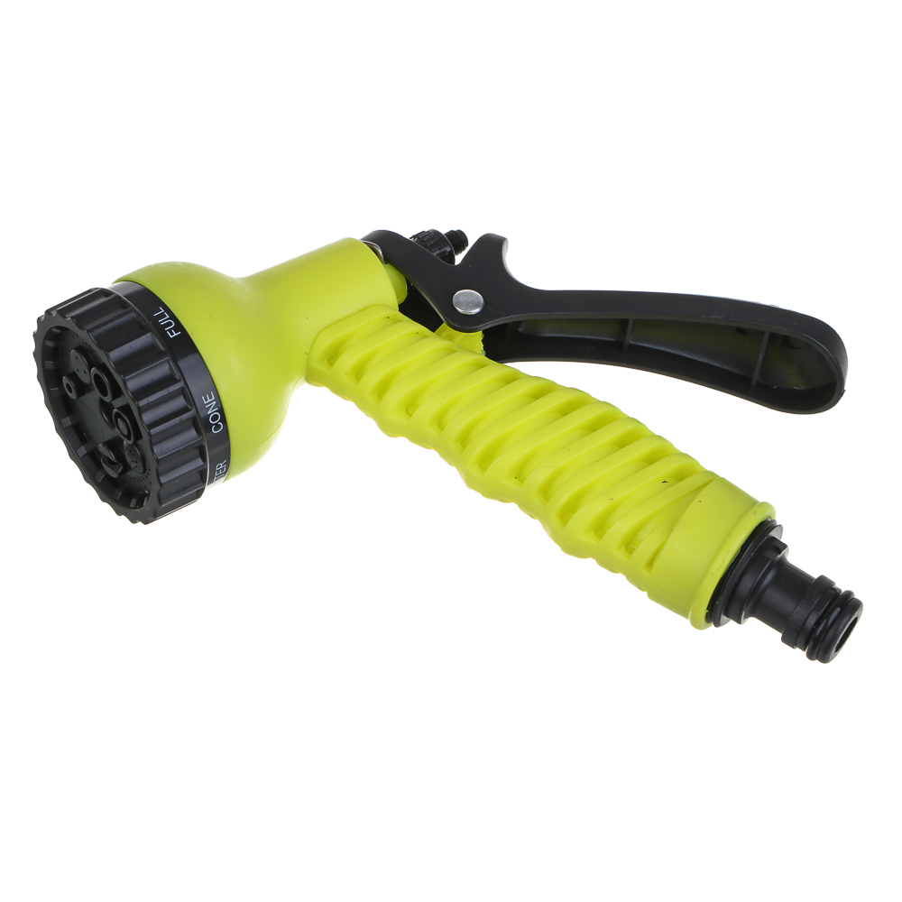 INBLOOM Набор для полива (шланг 8мм - 10м, пистолет 7 реж., катушка, коннектор 2шт) PP, PVC, арт.№ 168-039