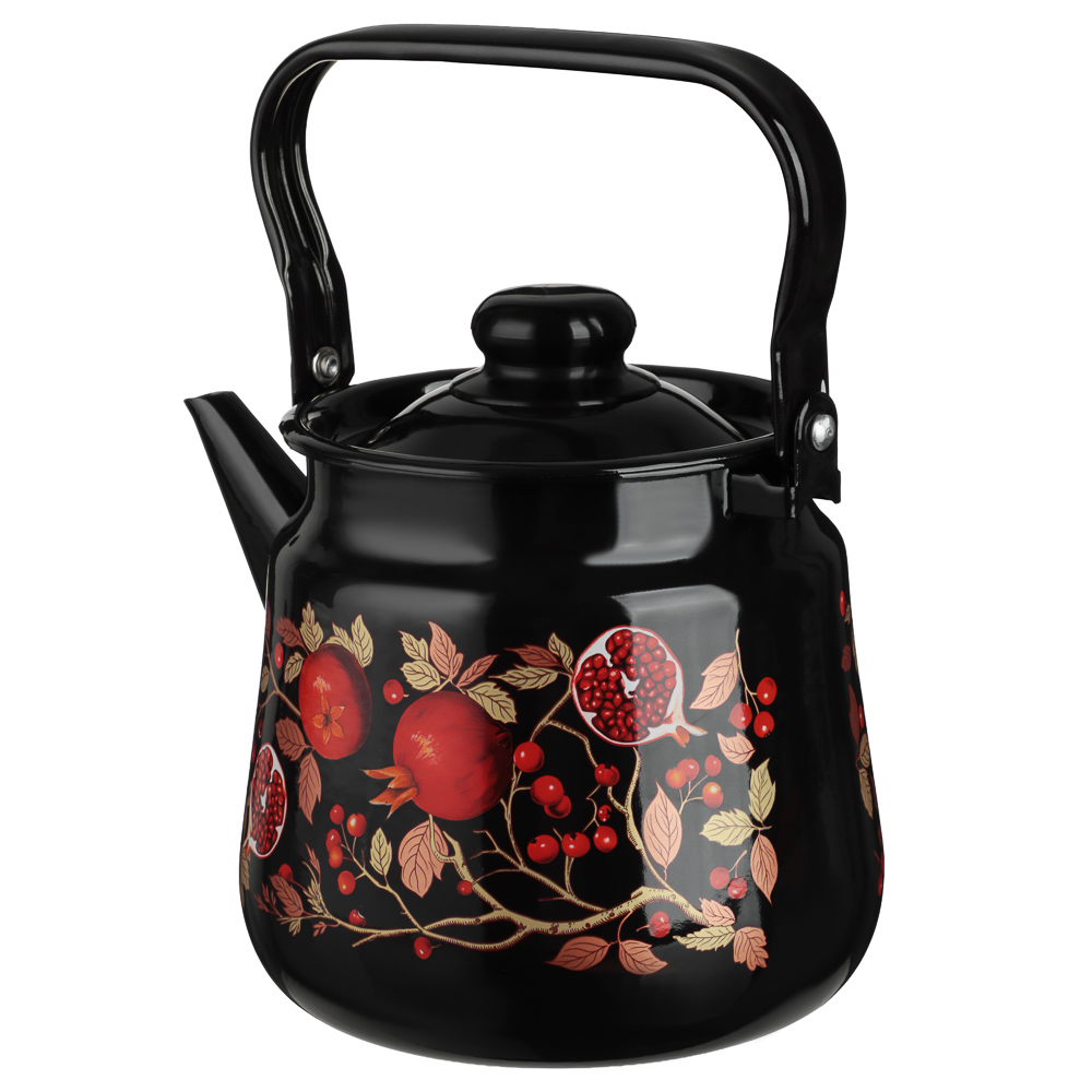 Гранат Чайник эмалированный, без свистка 3,5л, индукция, арт.№ 894-586