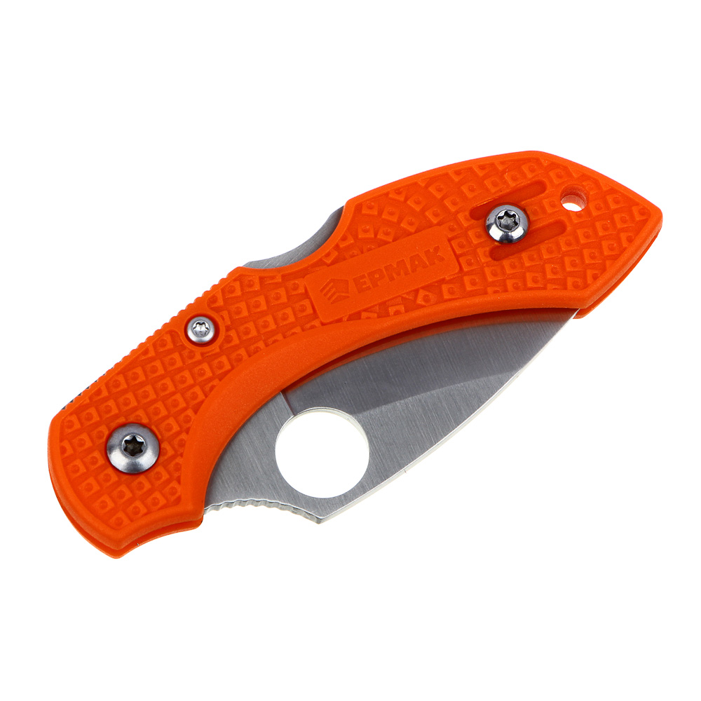 Нож туристический складной тм ЕРМАК, 14,2см, нерж. сталь, пластик, арт.№ 070-001