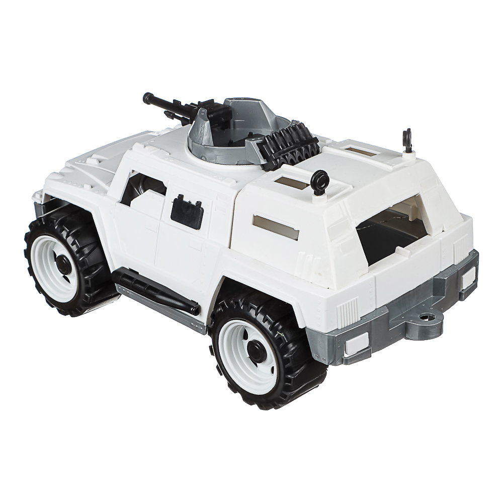 ИГРОЛЕНД Машина игрушечная "Военная техника", пластик, 17x31x14,5 см,  4 диз., для детей 3+, арт.№ 292-425