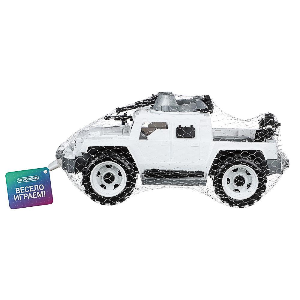 ИГРОЛЕНД Машина игрушечная "Военная техника", пластик, 17x31x14,5 см,  4 диз., для детей 3+, арт.№ 292-425