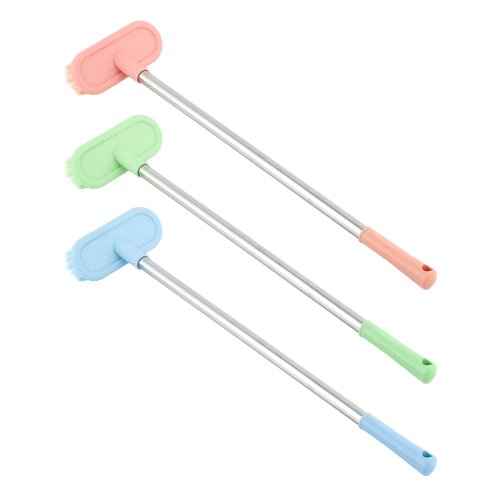 VETTA Щетка для уборки, ручка 50 см, пластик, нерж.сталь, 3 цвета, арт.№ 445-140
