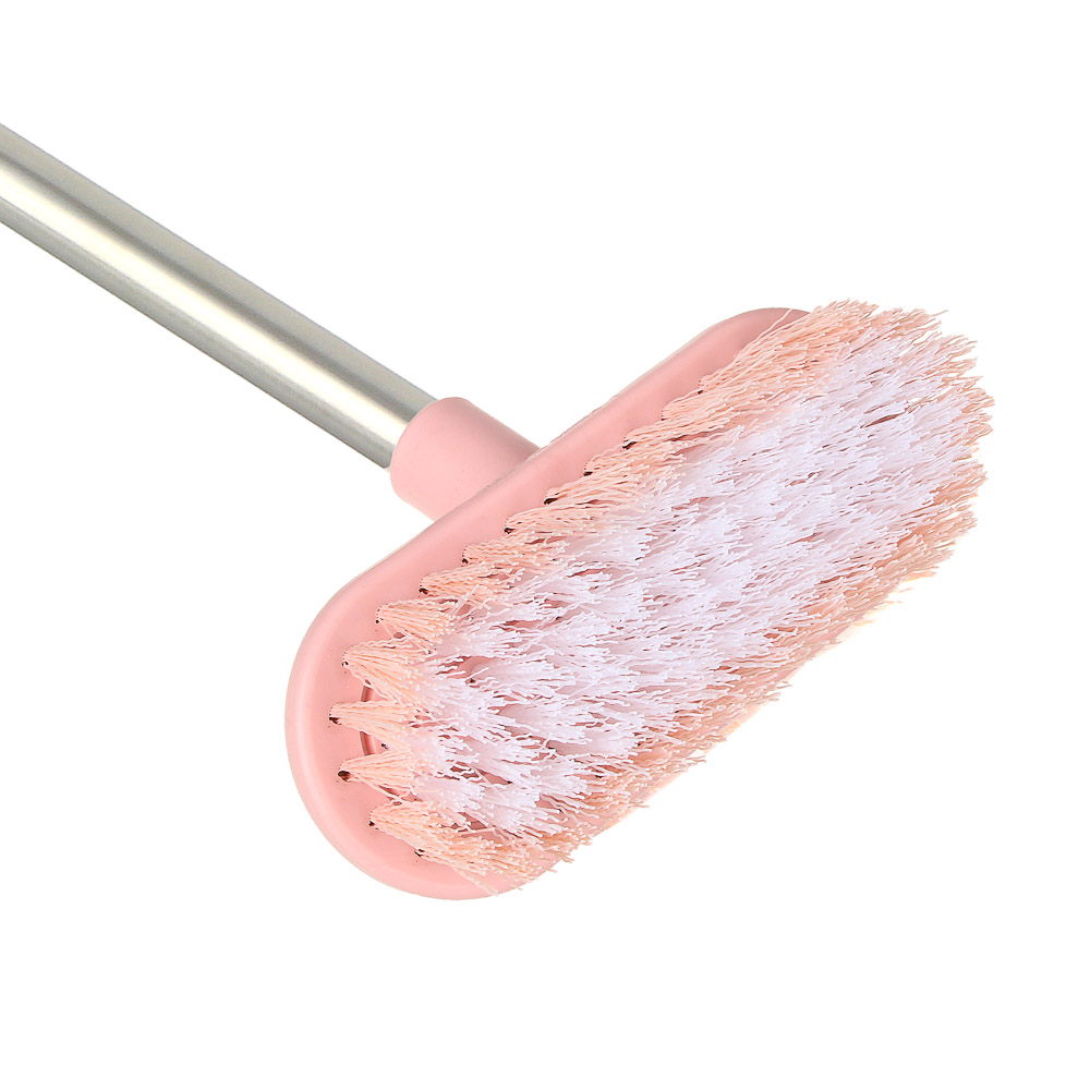 VETTA Щетка для уборки, ручка 50 см, пластик, нерж.сталь, 3 цвета, арт.№ 445-140