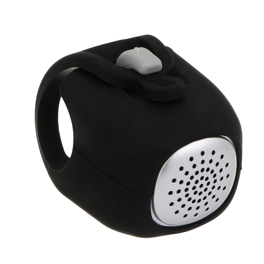 Звонок велосипедный электронный, тм BY SPORT, 3 сигнала, 2xCR2032, черный, арт.№ 195-157