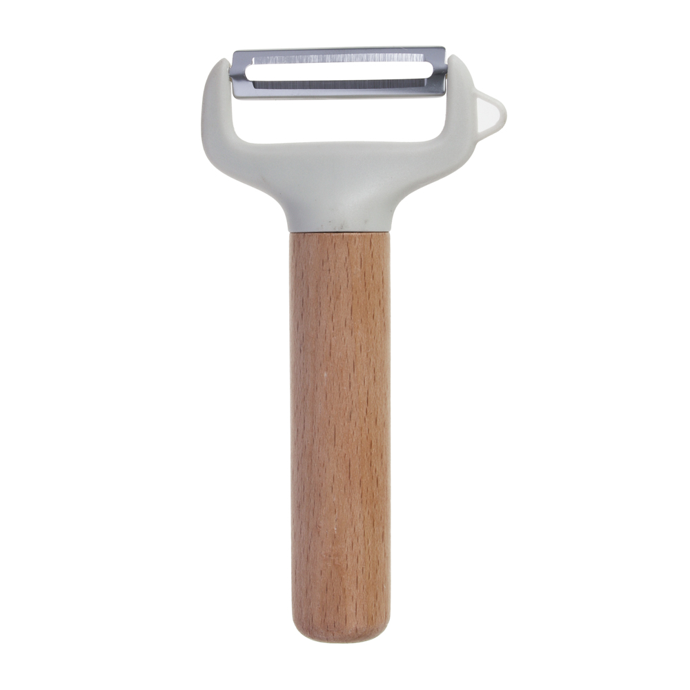 VETTA Овощечистка "ЭКО", 13х7см, нерж. сталь, бук, 2 цвета, арт.№ 881-278