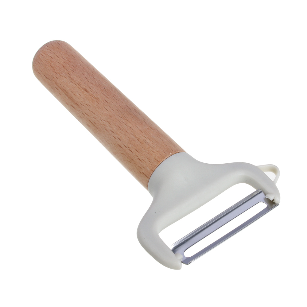 VETTA Овощечистка "ЭКО", 13х7см, нерж. сталь, бук, 2 цвета, арт.№ 881-278