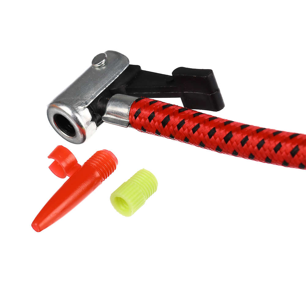 SILAPRO Насос ножной с манометром, металл, 23x7см, арт.№ 108-006