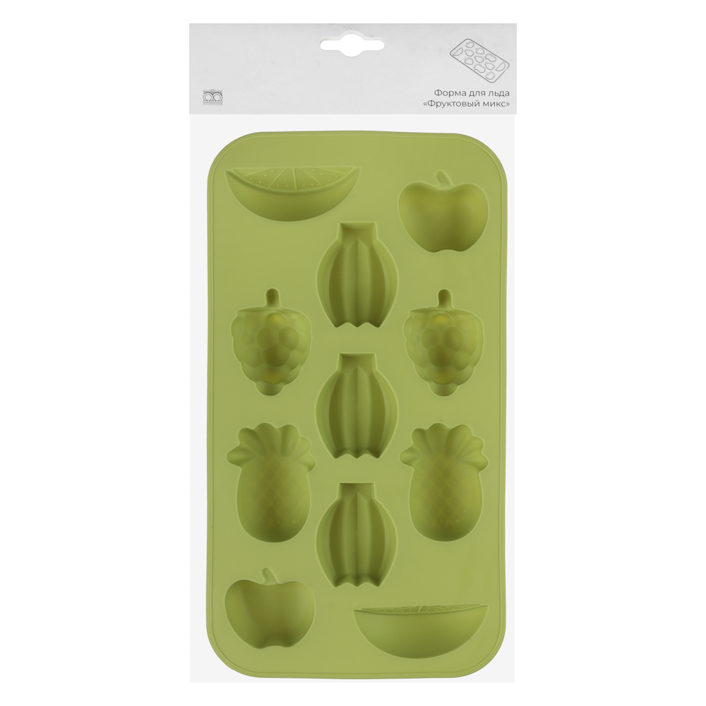 Форма для льда "Фруктовый микс", 20х10,5см, ТПР, арт.№ 881-277
