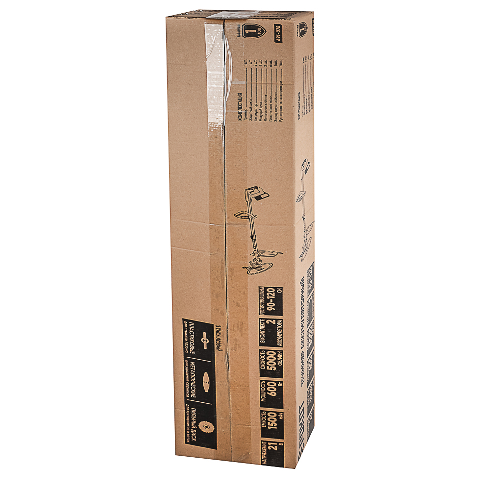 РОКОТ Триммер аккумуляторный, Акб 21В, 1500 mAh-2шт., арт.№ 691-078