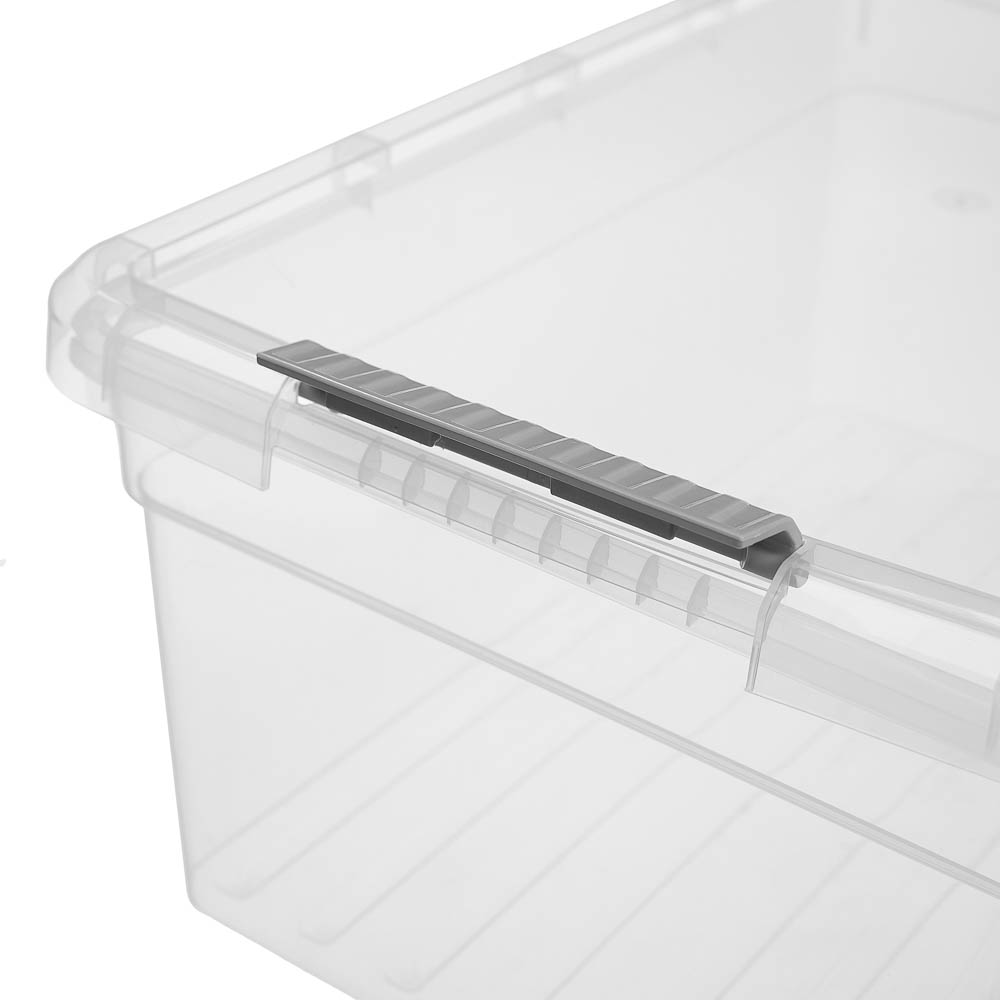 Ящик для хранения, на защелках, 36,9х24,7х15,4см, 10л, полипропилен, арт.№ 406-138