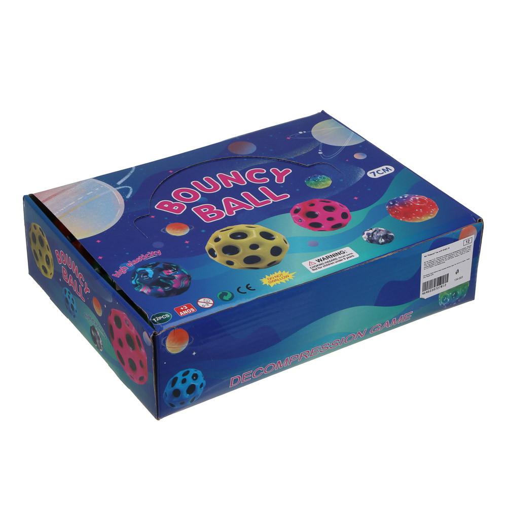 Мяч "Попрыгун" 7см, тм BY SPORT, ПУ, арт.№ 134-003