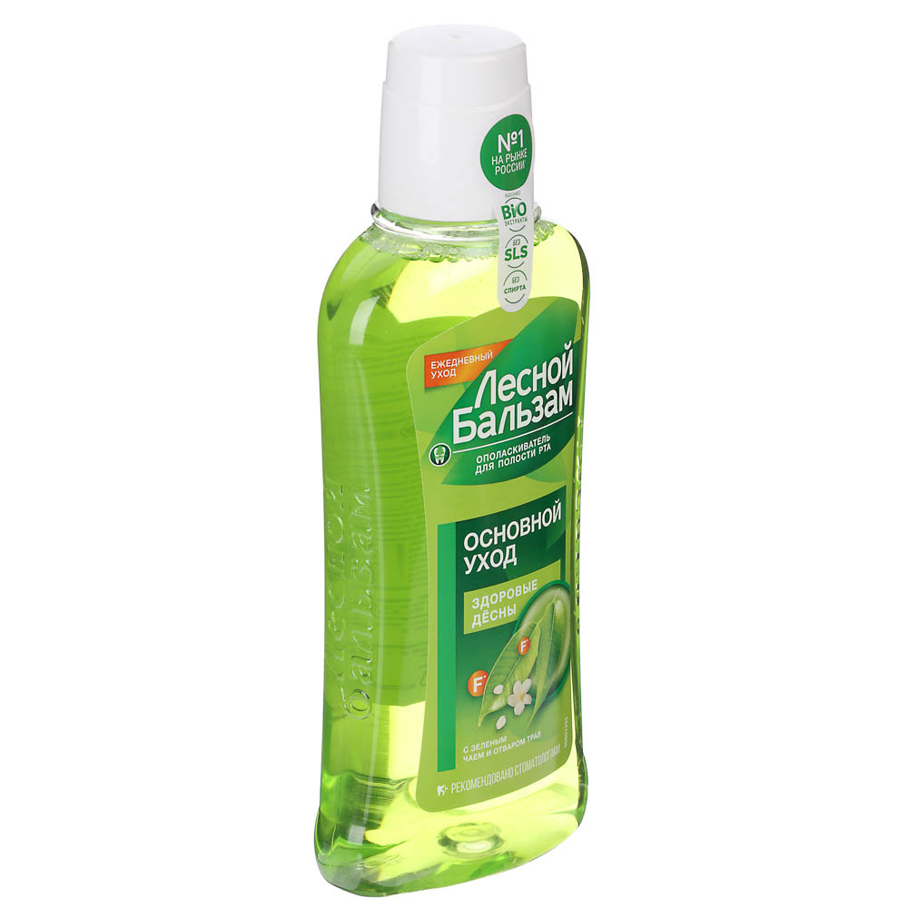 Ополаскиватель для полости рта Лесной бальзам Зеленый чай, п/б, 400мл, арт.№ 983-020
