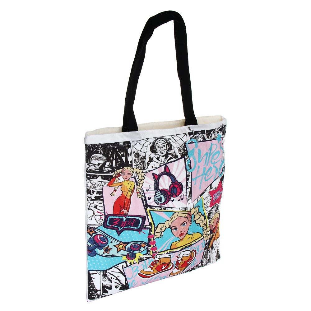 BY Русские Супергерои Сумка-шоппер "Заря", 38x42см, ручки 58 см, ПЭ, арт.№ 801-070