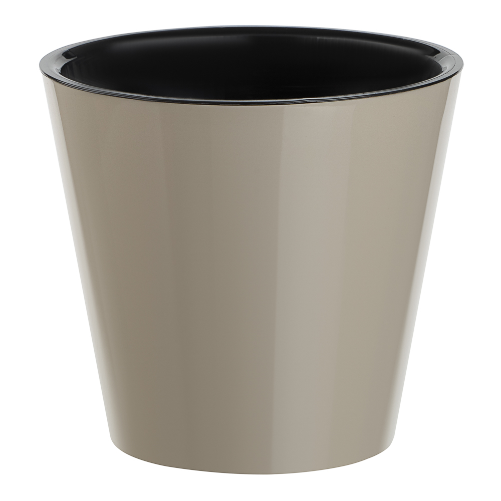 Горшок для цветов "Rosemary" D160мм, 1,6л с дренажной вставкой, микс цветов, арт.№ 164-426