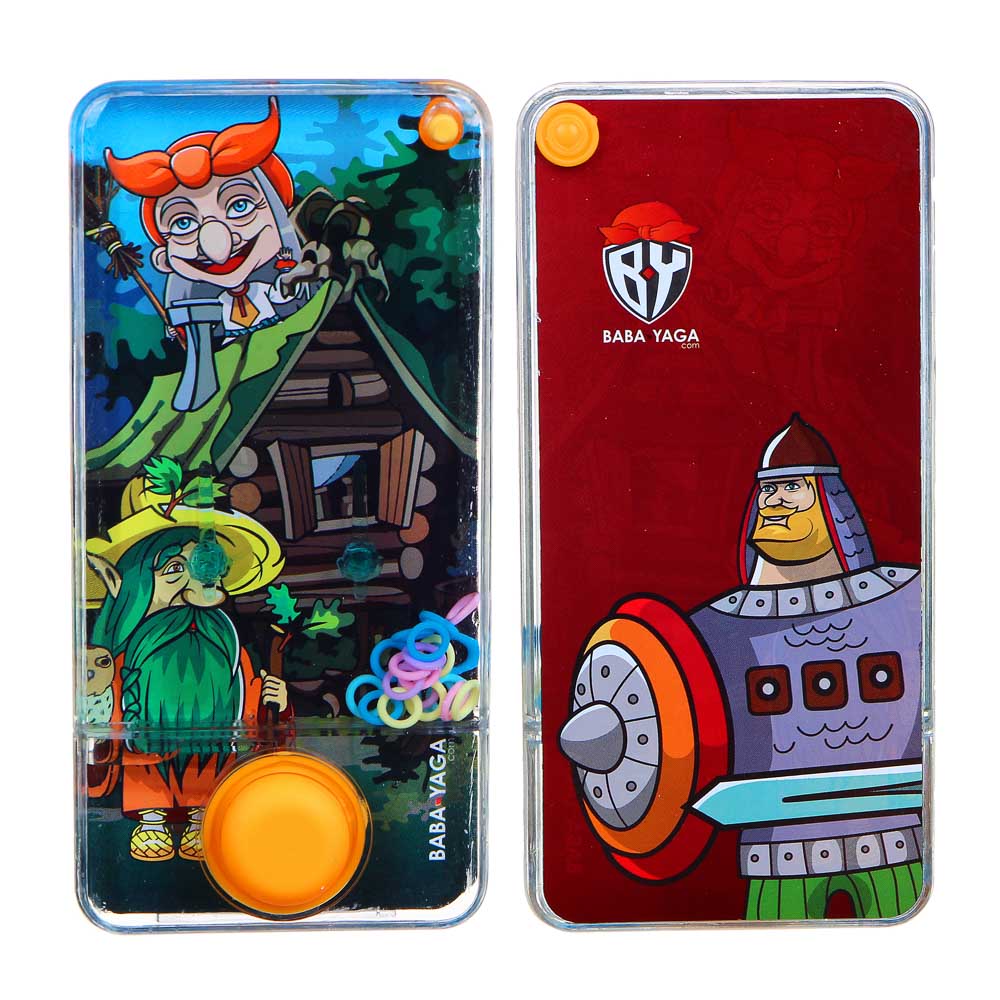 BY Ёлки Пинбол водный в виде смартфона, пластик, 13,5х6,5см, 3 дизайна, арт.№ 295-199